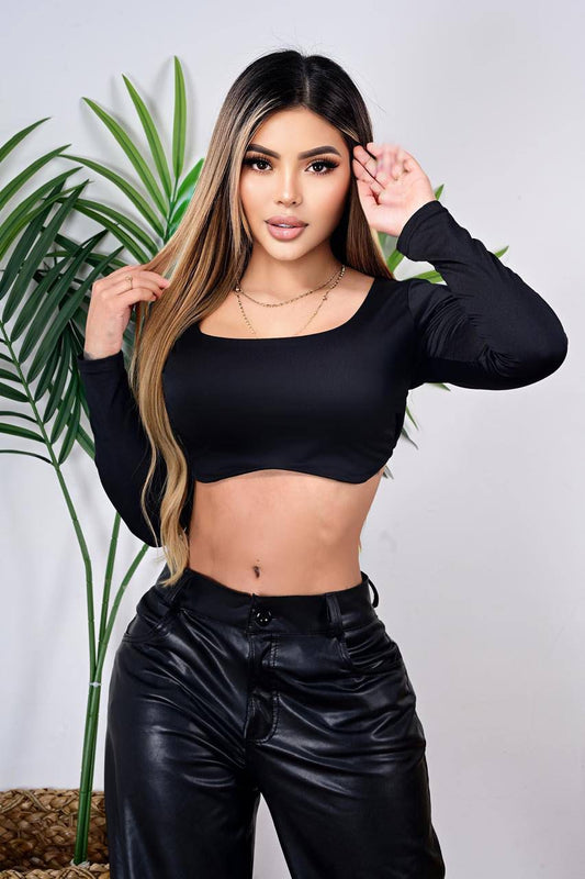 Crop Top Lila