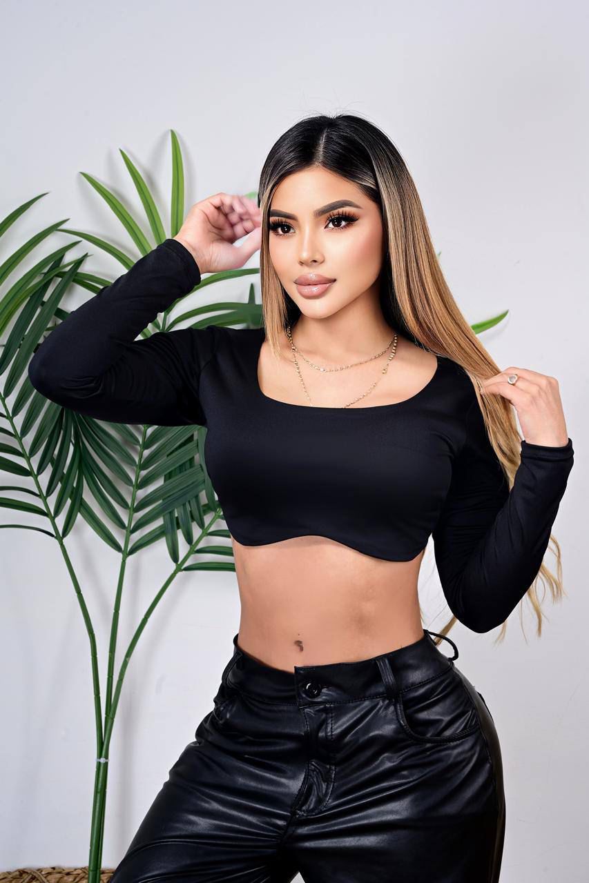 Crop Top Lila