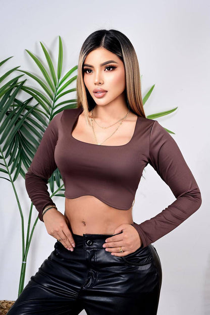 Crop Top Lila